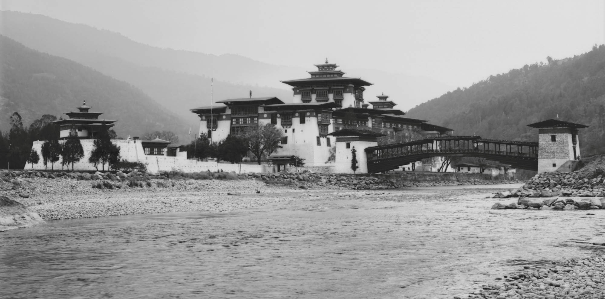 Phunakka Dzong 2010. Rollei ATP Film developed with 510-pyro; this is one of my favorite frames of all time.